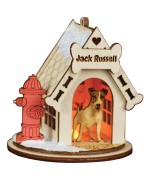 Ginger Cottages K9 Wooden Ornament - Jack Russell